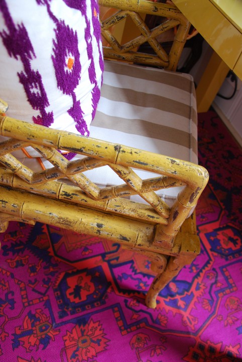 pink and orange oriental rug