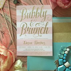 sea paper design invitation