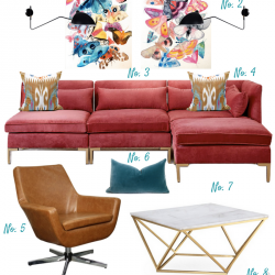 boho chic living room