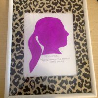 DIY: Painted Silhouette Artwork