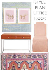 girly office space