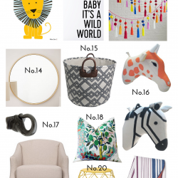 how to design a colorful animal nursery