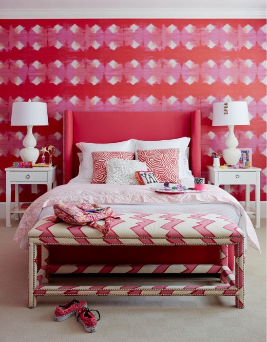 Bedroom-Wallpaper.-Kid-Bedroom-wallpaper-ideas.-Wallpaper-is-the-Tears-from-Paradise-from-Urban-Wallcovering.-Wallpaper-Wallcovering-TearsfromParadise-