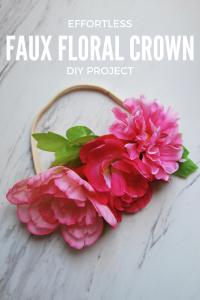 diy floral crown