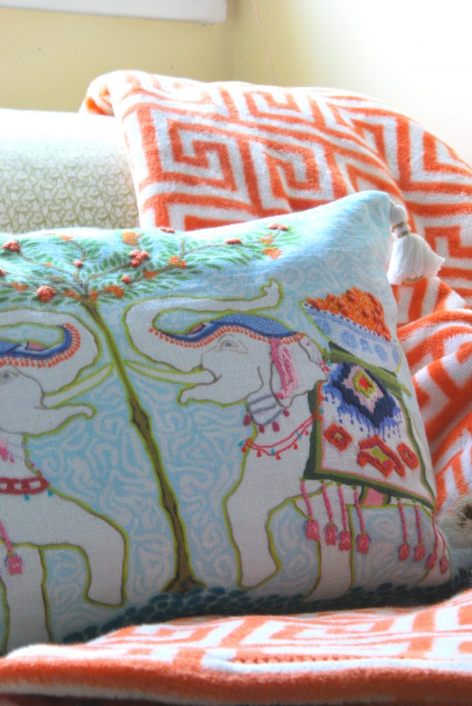 elephant paige gemmel pillow