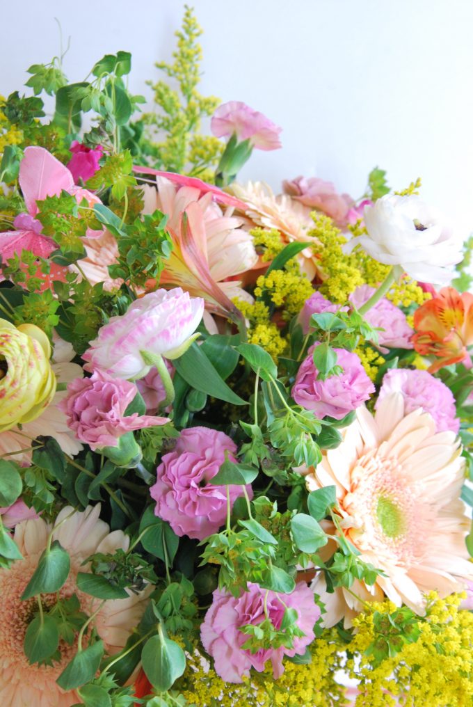 spring colorful floral arrangement