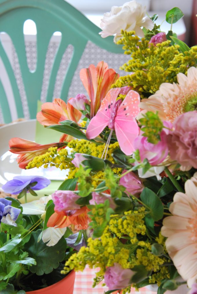 colorful spring arrangement