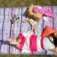 DIY Batik Picnic Blanket
