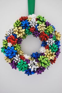 bow wreath diy project