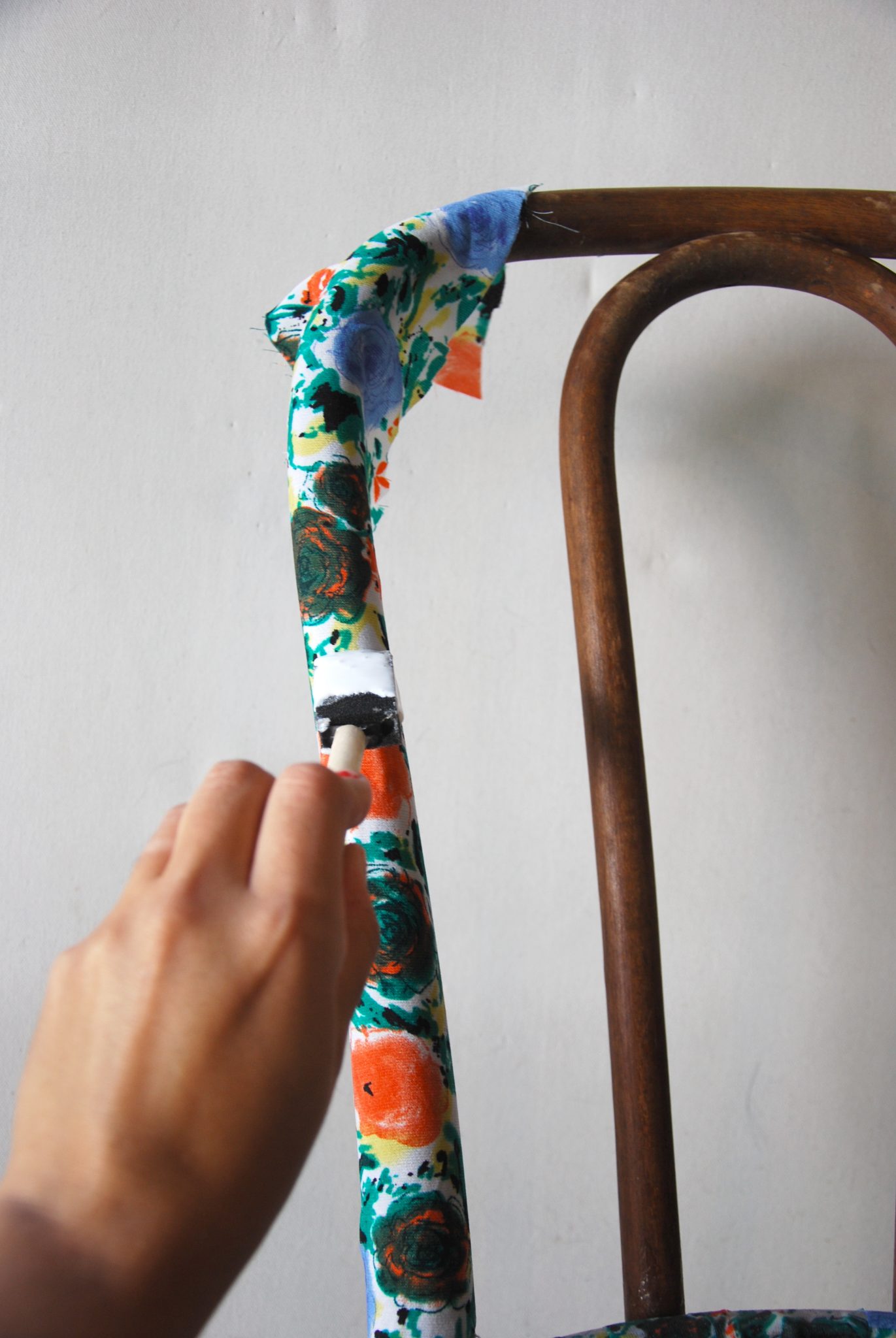 How To Decoupage A Chair With Fabric Showit Blog