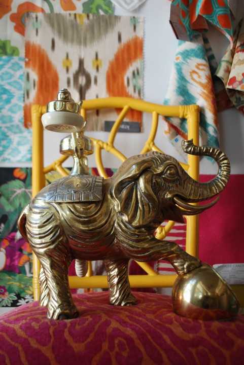 brass elephant phone