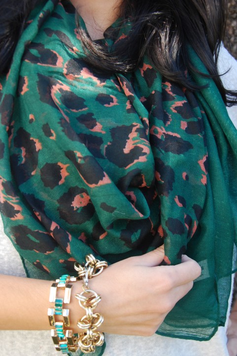 leopard scarf 