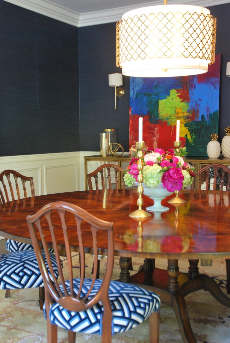 Project Reveal: New Traditional Dining Room - Showit Blog