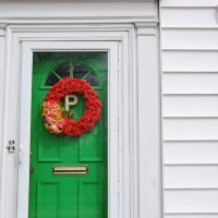 DIY Bubble Burlap Wreath