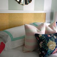DIY Caned Headboard
