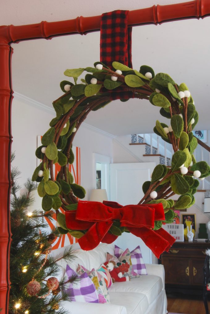 martha stewart felt holiday wreath