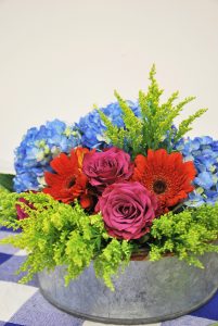 diy floral arrangement from supermarket flowers