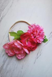 diy easy floral crown project