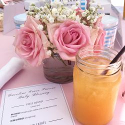 little girl blessing party