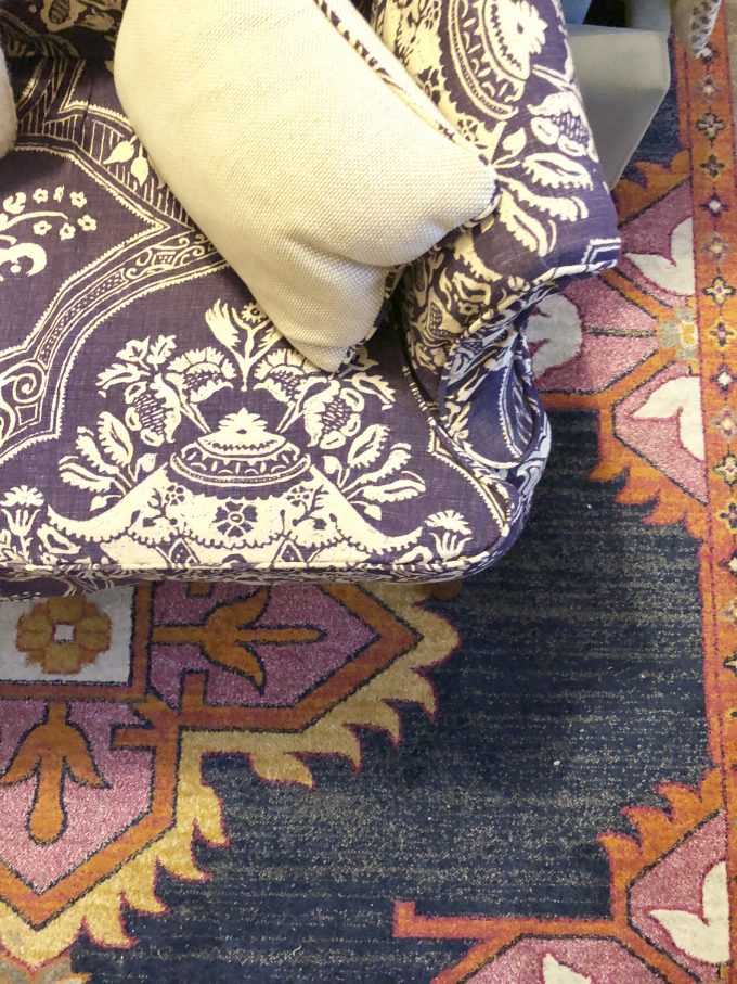 boho chic colorful rug