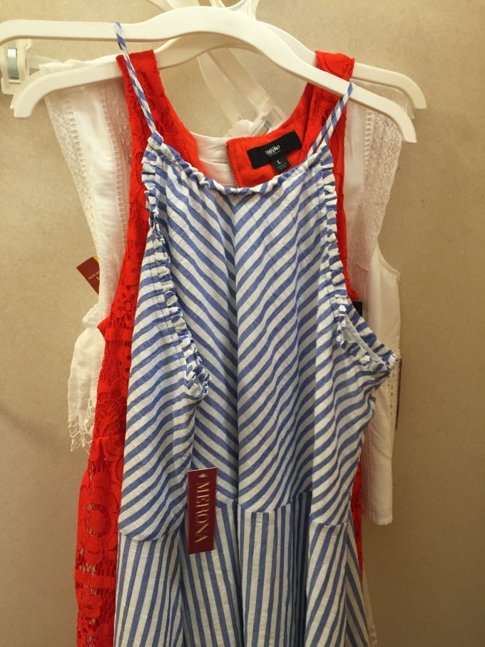target striped maxi dress