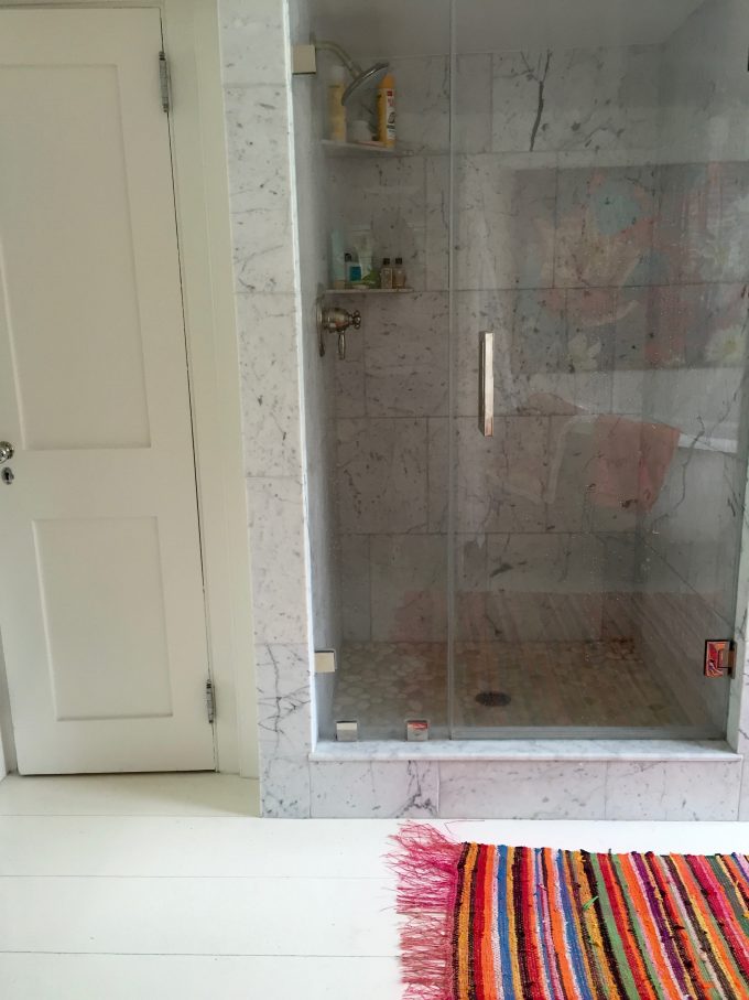marble shower surround
