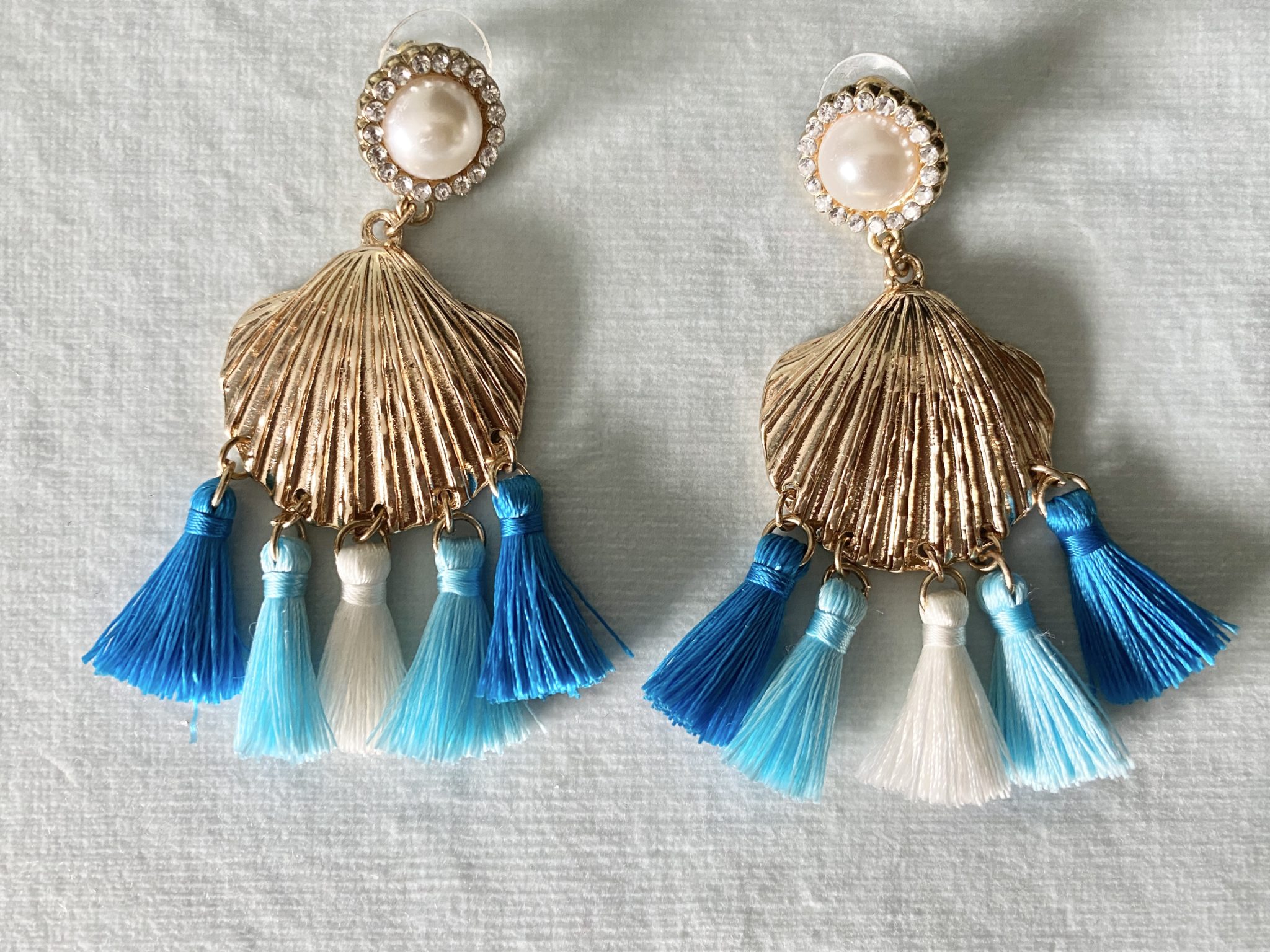 gold-and-pearl-shell-and-tassel-earrings