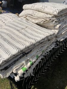 mudcloth fabric vendors flea market