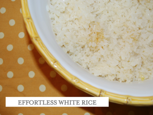 effortless white rice recipe