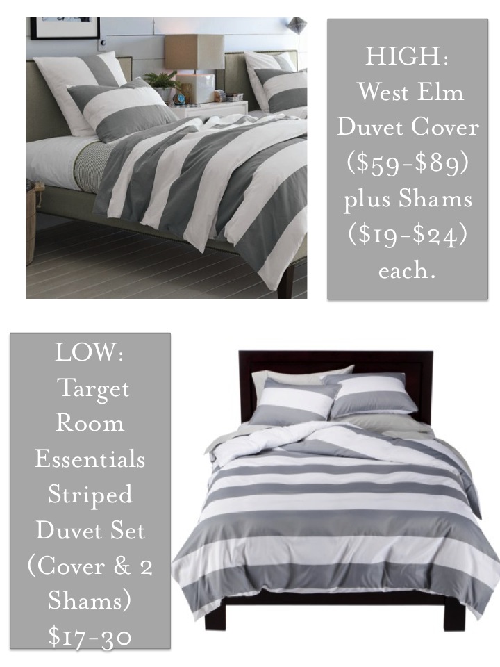 Look For Less Striped Duvet Set Effortless Style Blog