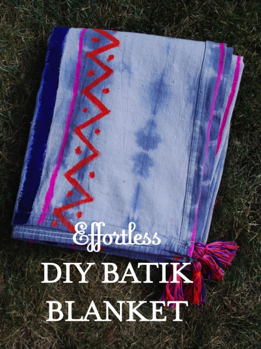 diy batik blanket