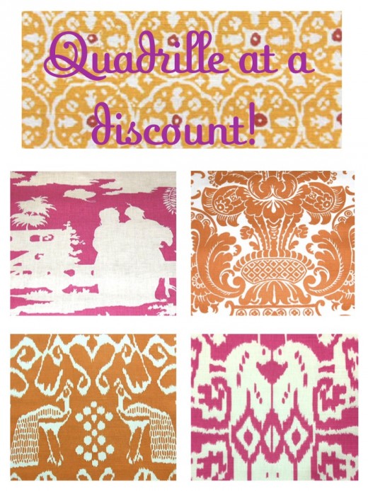 quadrille fabrics at a steal