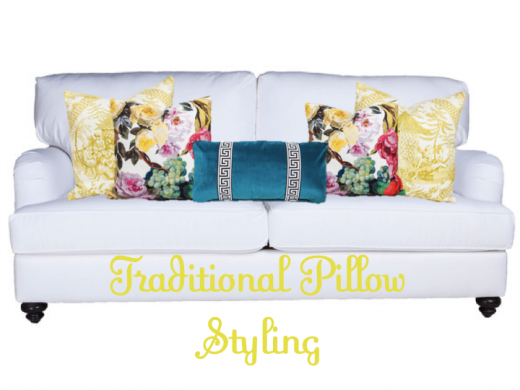 sofa pillow styling