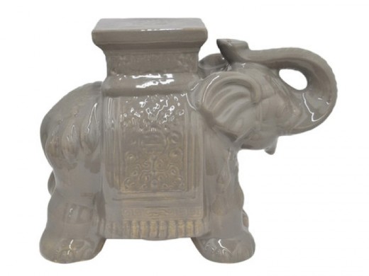 elephant garden stool