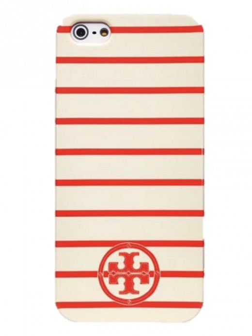 striped tory burch cell phone case