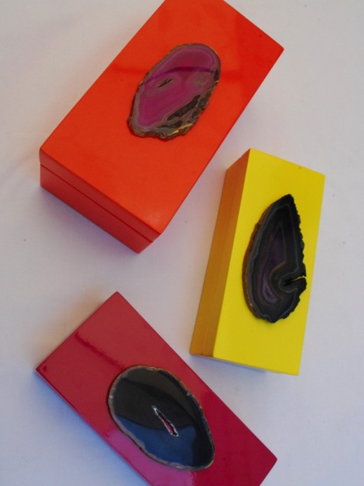diy agate lacquered box 