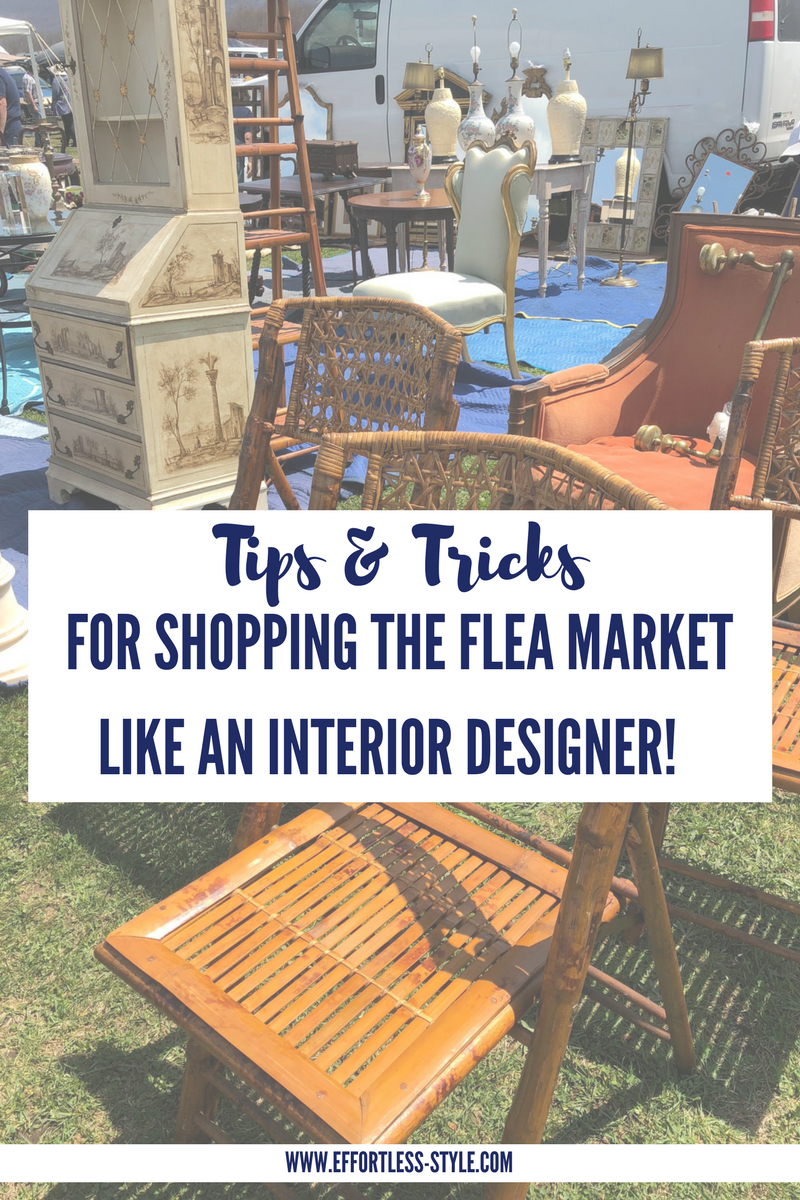 how to shop a flea market