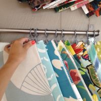 Fabric Organization via Ikea