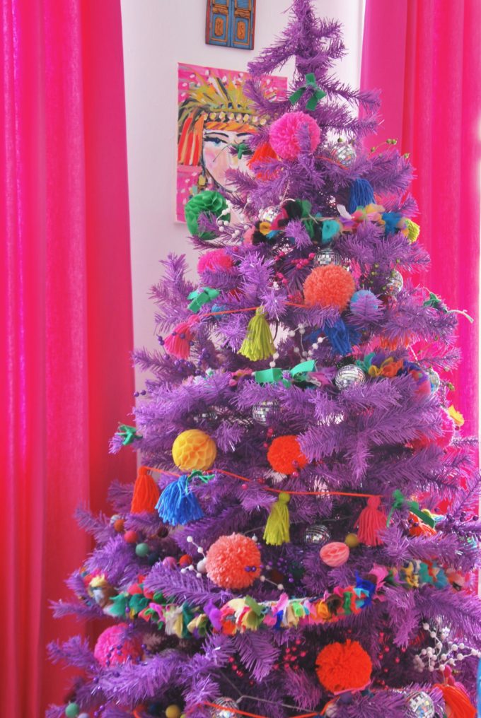 purple-christmas-tree