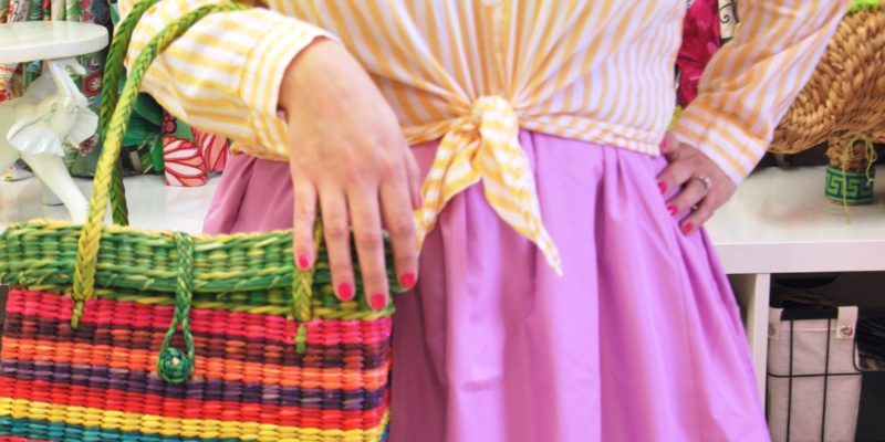 Treat Yo Self: Colorful Straw Bags