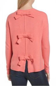 nordstrom bow back sweater