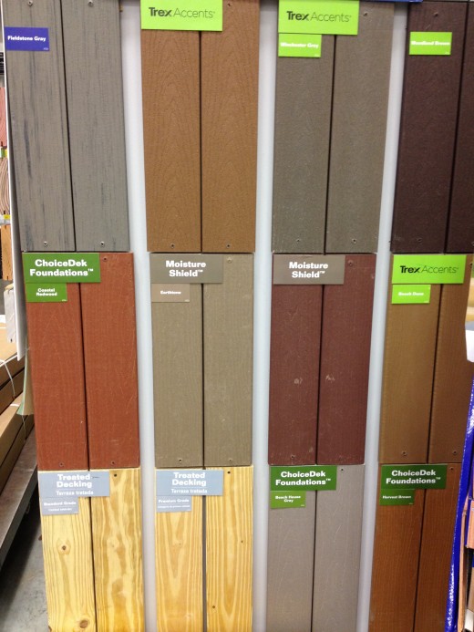 decking colors