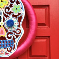 DIY Day of the Dead Wreath