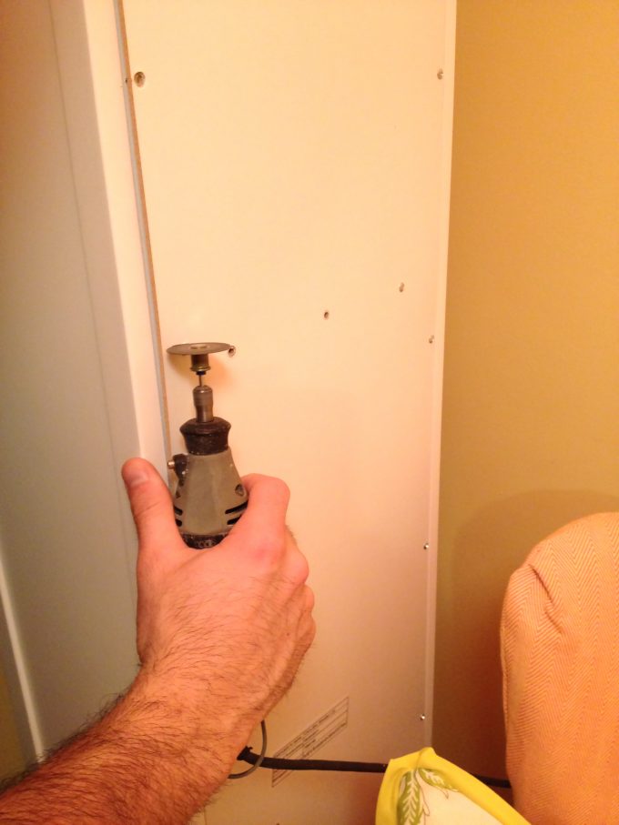 easy way to make a plug in sconce look hardwired
