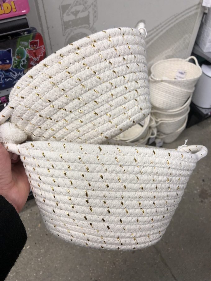 rope basket in five below