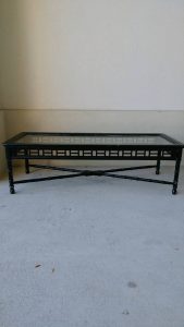 faux bamboo coffee table
