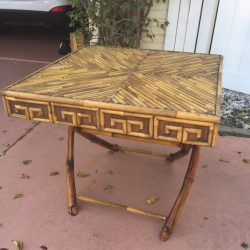 greek key rattan