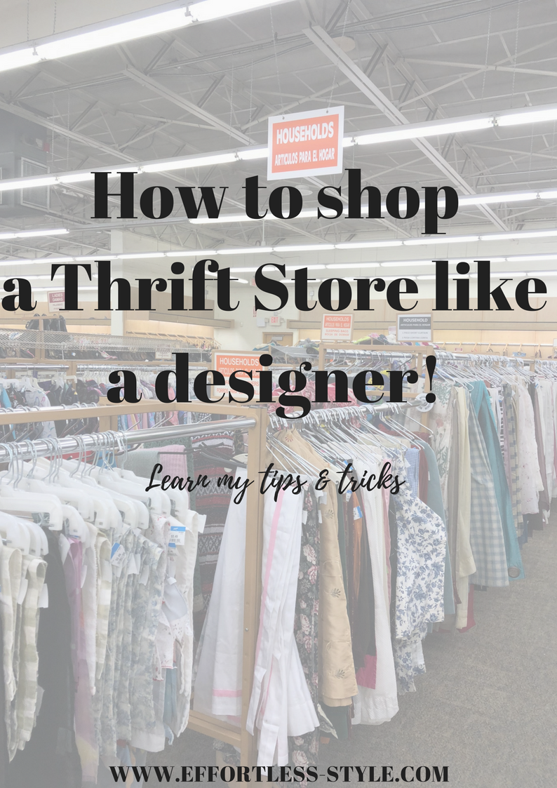 how to shop a thrift store