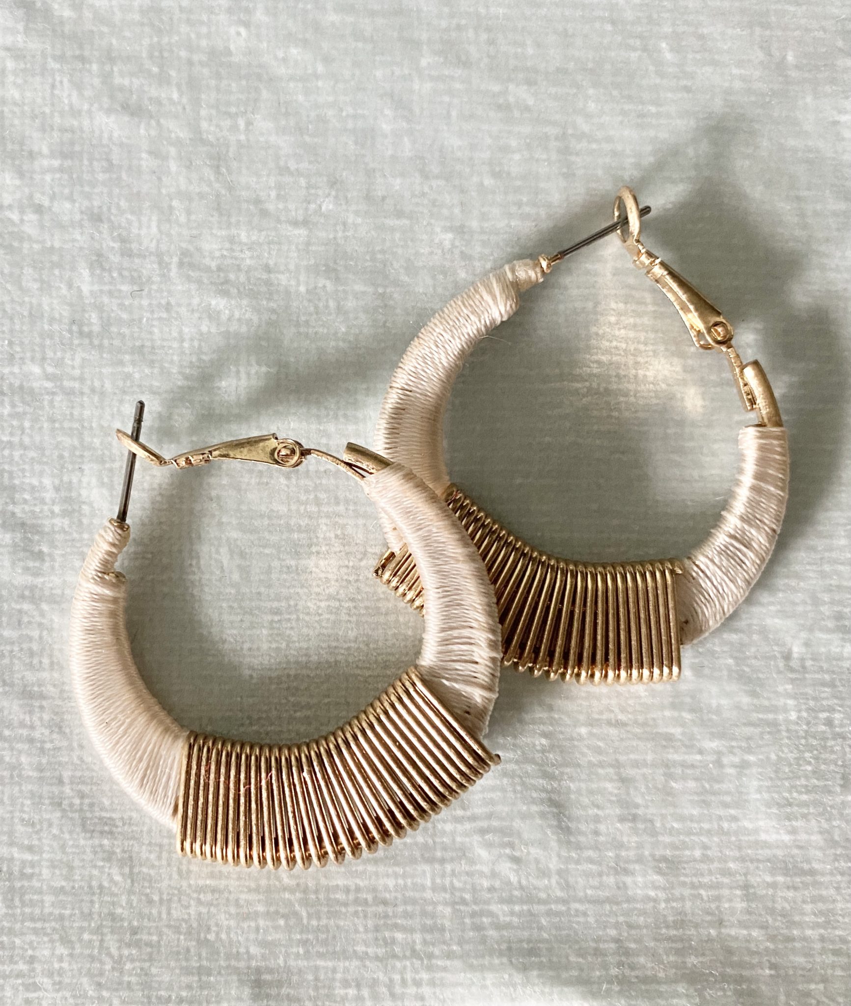 ivory-and-gold-hoop-earrings