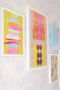 yellow-blue-pink-artwork-for-gallery-wall